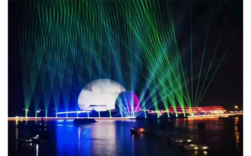 珠海建市40周年光影焰火秀